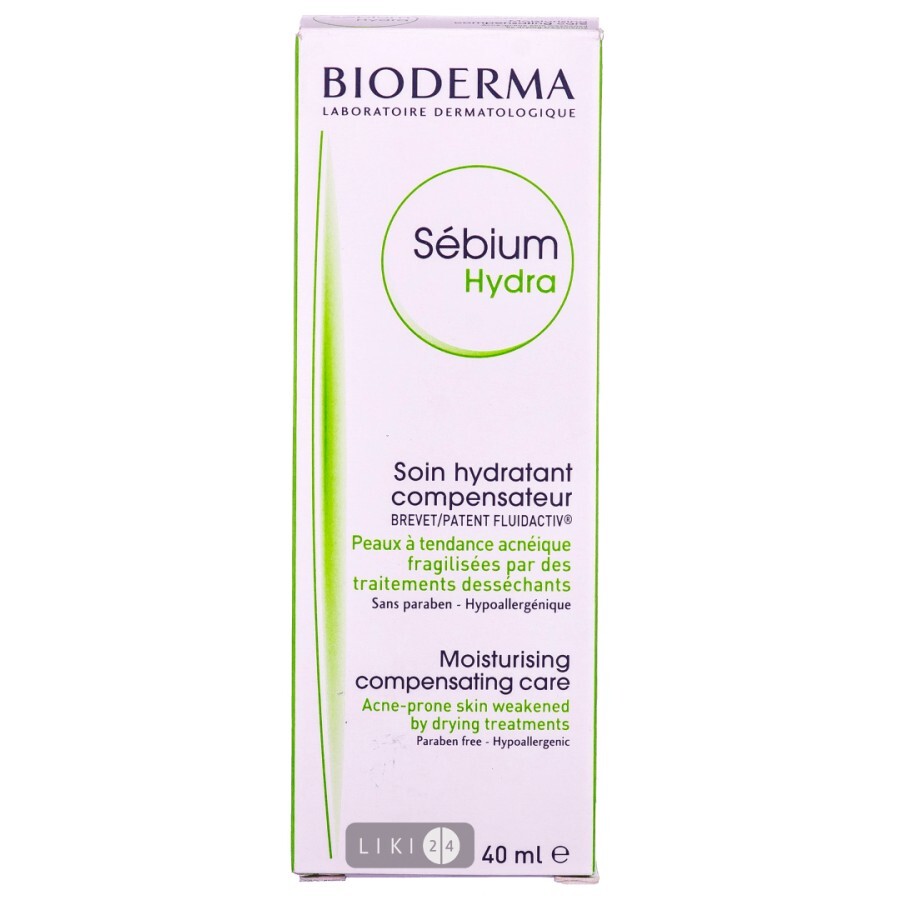 Крем для лица Bioderma Sebiom Hydra, 40 мл: цены и характеристики