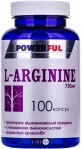 L-аргинин POWERFUL капсулы, №100