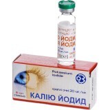 Калію йодид крап. оч. 20 мг/мл фл. 5 мл, з кришкою-крапельницею