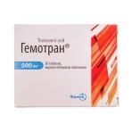 Гемотран таблетки п/плен. оболочкой 500 мг блистер №30