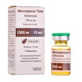 Метотрексат-тева р-н д/ін. 100 мг/мл фл. 10 мл