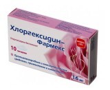 Хлоргексидин-фармекс пессарии 16 мг №10