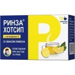 Ринза хотсип пор. д/оральн. р-ну пакетик 5 г, зі смаком лимону №10: ціни та характеристики