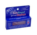 Беруши Mack&#39;s Soft Foam Earplugs Ultra SafeSound из пенопропилена 2 пары