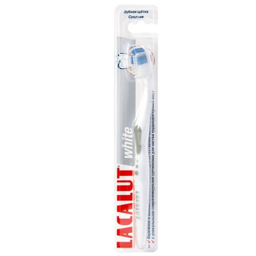 Зубная щетка Lacalut White: цены и характеристики