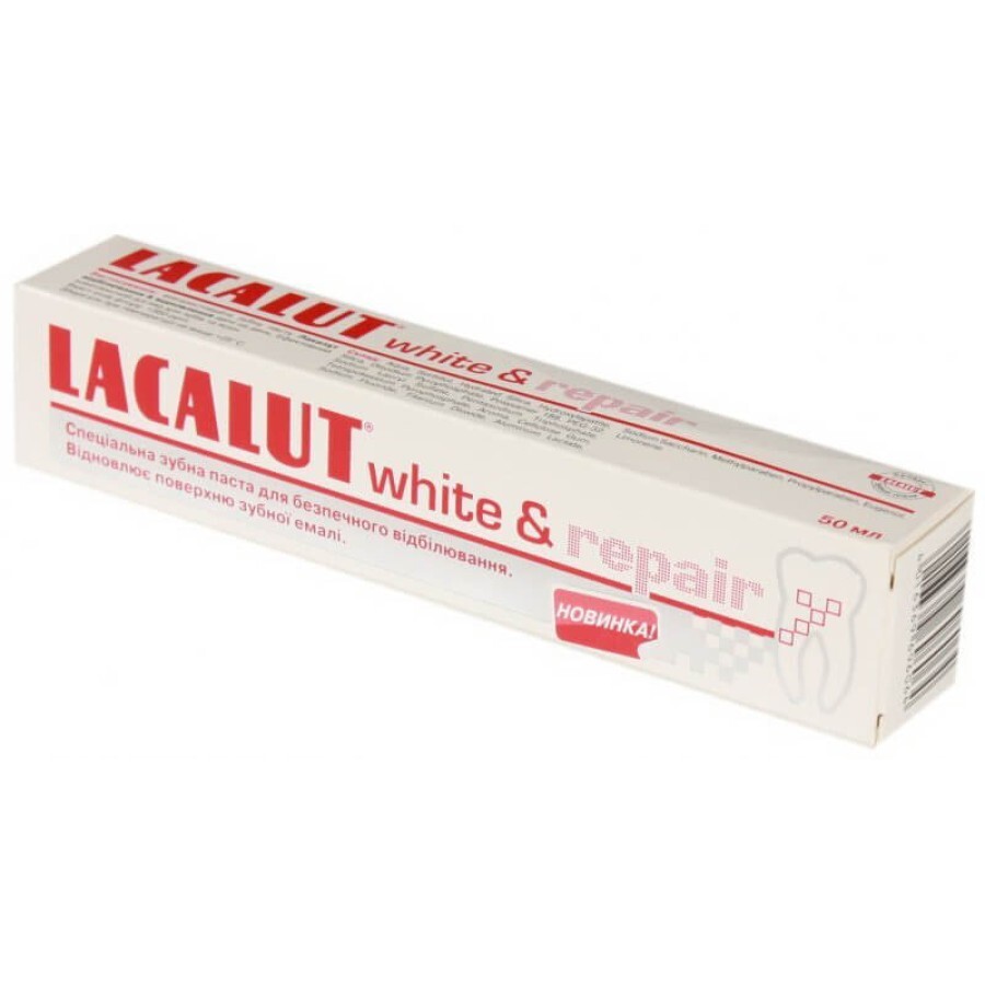 Зубная паста Lacalut Вайт Восстановление, 50 мл: цены и характеристики