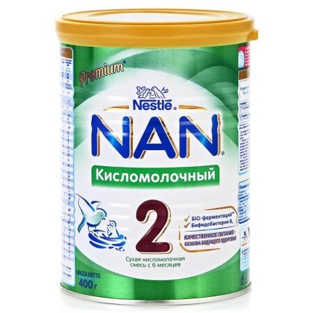 Суміш Nestle NAN Кисломолочний 2 з 6 місяців 400 г