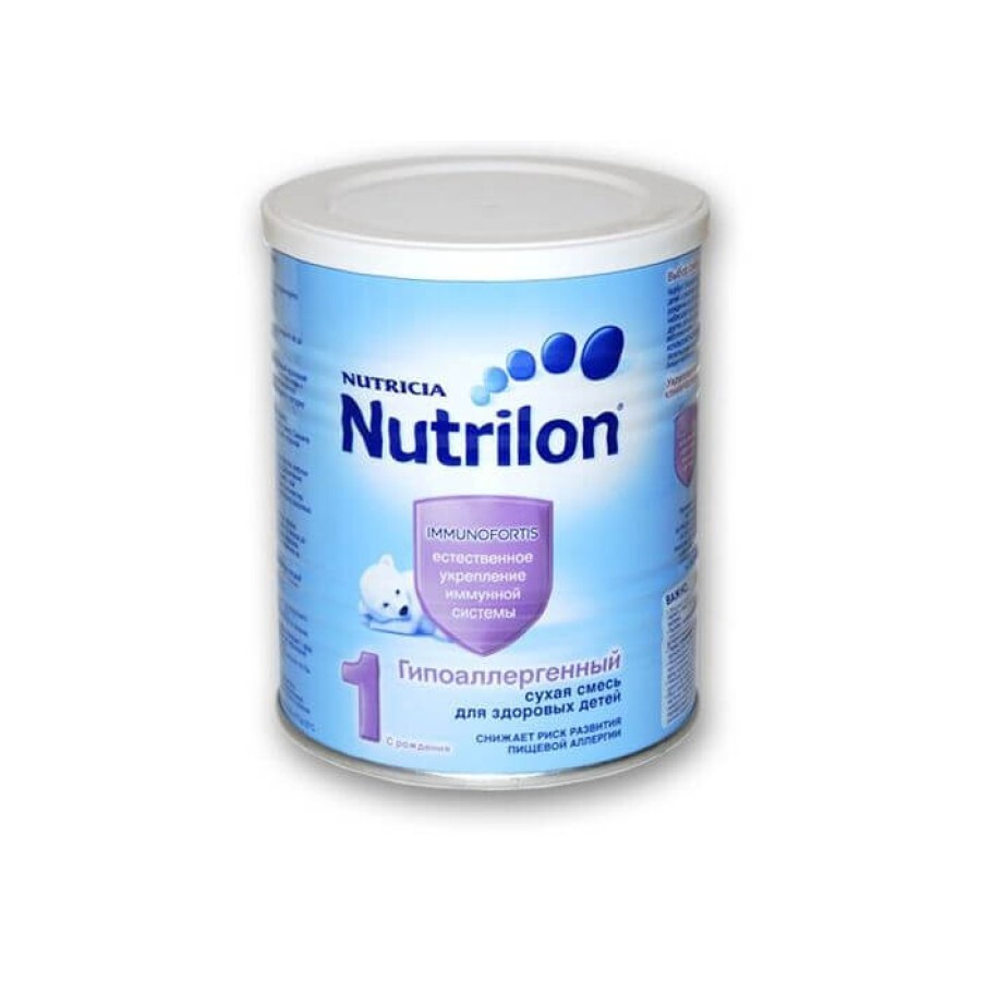 Смесь сухая nutrilon гипоаллергенный 1 (0-6 месяцев) 400 г: цены и характеристики