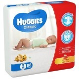 Підгузки Huggies Classic 2 (3-6 кг) 88 шт