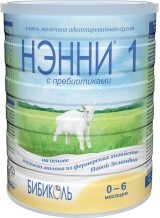 Суміш суха молочна Ненні 1 початкова на основі козячого молока для дитячого харчування з пребіотиками 0-6 міс 400 г