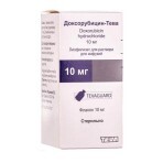 Доксорубицин-тева конц. д/р-ра д/инф. 10 мг фл. 5 мл: цены и характеристики
