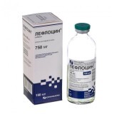 Лефлоцин р-н д/інф. 5 мг/мл контейнер 150 мл