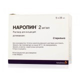Наропин р-р д/ин. 2 мг/мл амп. 20 мл №5