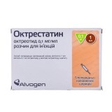 Октрестатин р-н д/ін. 0,1 мг/мл шприц 1 мл