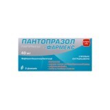 Пантопразол-фармекс ліофіл. д/р-ну д/ін. 40 мг фл. №5