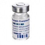 Пенициллин G натриевая соль пор. д/п ин. р-ра 1000000 МЕ фл.: цены и характеристики