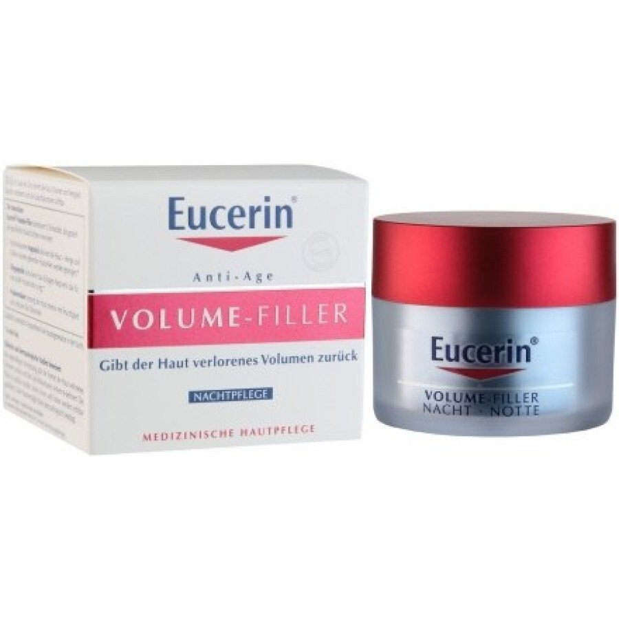 Крем ночной Eucerin Hyaluron Filler Volume Lift Night Cream для восстановления контура лица, 50 мл: цены и характеристики