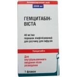 Гемцитабин-виста пор. лиофил. д/р-ра д/инф. 2000 мг фл.