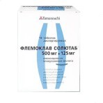 Флемоклав солютаб табл. дисперг. 625 мг №15: ціни та характеристики