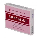 Аритмил р-р д/ин. 50 мг/мл амп. 3 мл, в кассете в пачке №5
