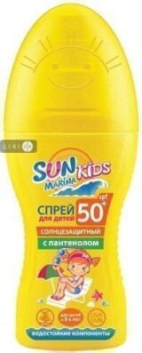 Солнцезащитный спрей для детей Биокон SPF 50 Sun Marina Kids 150 мл