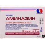 Аминазин раствор д/ин. 25 мг/мл амп. 2 мл, в коробке №10