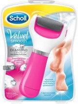 Пилочка электрическая для педикюра Scholl Velvet smooth Diamond Crystals Pink 1 шт