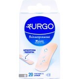 Пластырь медицинский Urgo водонепроницаемый с антисептиком №20