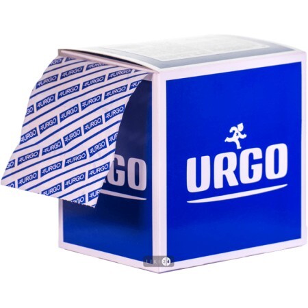 Пластырь медицинский Urgo прозрачный с антисептиком 19 мм х 72 мм №300