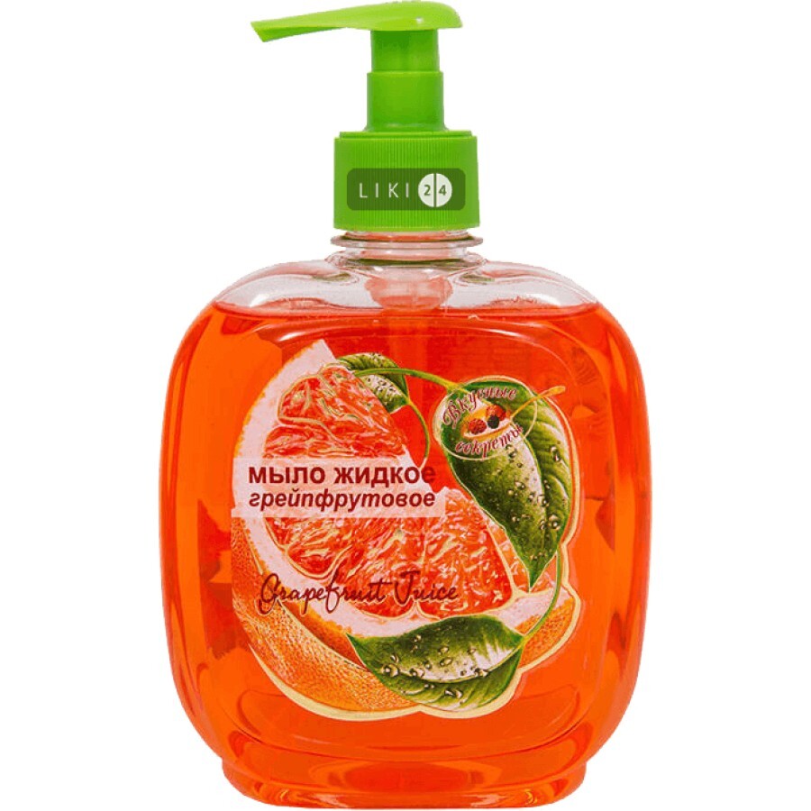 Жидкое мыло Вкусные Секреты Грейпфрут, 460 мл: цены и характеристики
