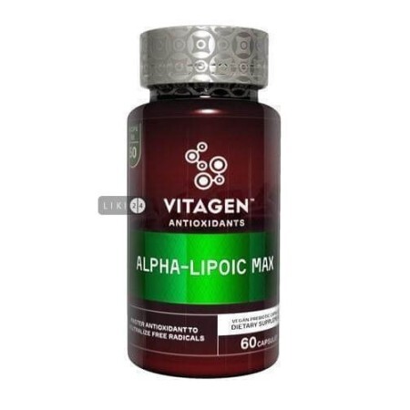 Vitagen alpha lipoic acid max капс. №60