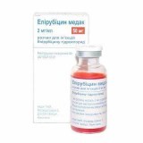Епірубіцин медак р-н д/ін. 2 мг/мл фл. 25 мл