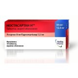 Ностасартан h табл. в/о 62,5 мг блістер №30
