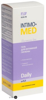 Гель для интимной гигиены Elfa Pharm Intimo+Med Daily PH 4,5, 200 мл