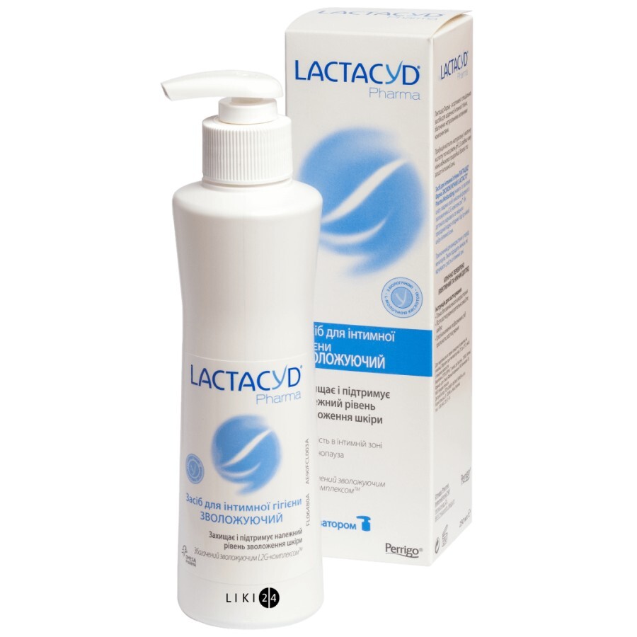 Гель для інтимної гігієни Lactacyd Фарма зволожуючий, 250 мл флакон: ціни та характеристики