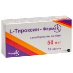 L-Тироксин-Фармак табл. 50 мкг №50: цены и характеристики