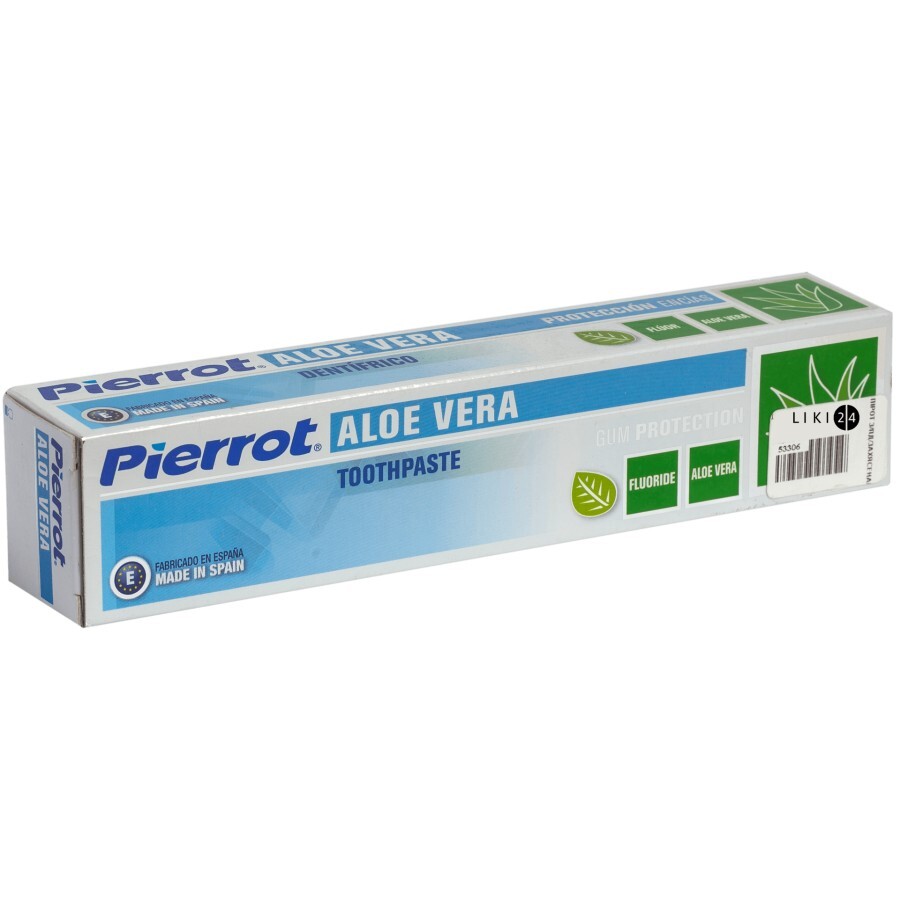 Зубная паста Pierrot для защиты десен с алоэ вера, 75 мл: цены и характеристики