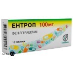 Энтроп таблетки 100 мг блистер в пачке №10