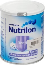 Сухая молочная смесь Nutrilon Пепти для питания детей от рождения 400 г