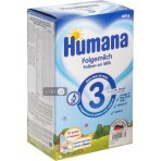 Молочна суха суміш Humana 3 з пребіотиками галактоолігосахаридами з яблуком 600 г: ціни та характеристики