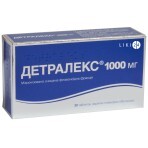 Детралекс 1000 мг табл. в/плівк. обол. №30: ціни та характеристики