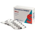 Аллопуринол Сандоз табл. 300 мг блістер №50: ціни та характеристики