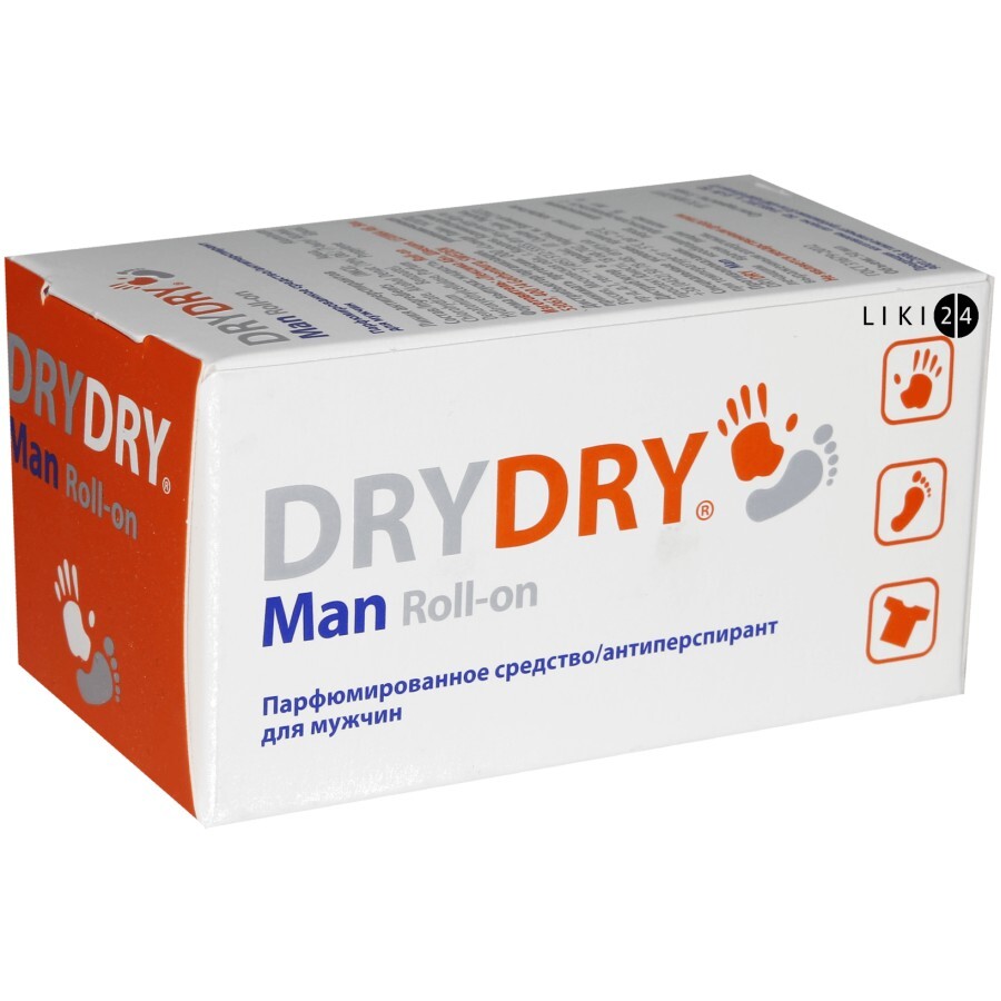 Дезодорант Dry Dry Man для тела 50 мл: цены и характеристики