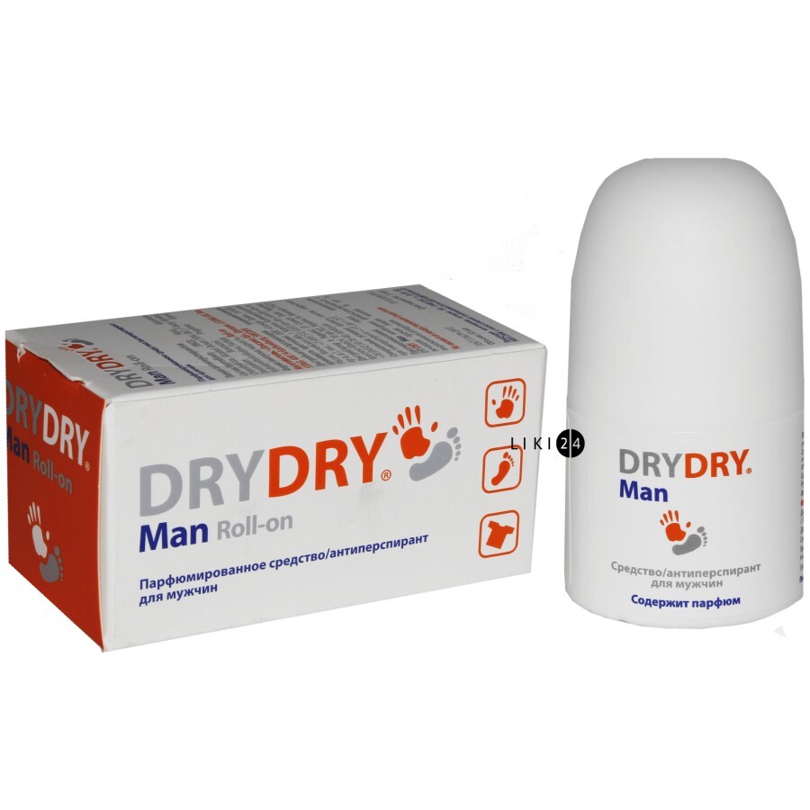 Дезодорант Dry Dry Man для тела 50 мл: цены и характеристики
