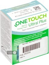 Тест-полоски для глюкометра One Touch Ultra Plus №50