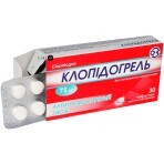 Клопидогрель табл. п/о 75 мг блистер в пачке №30: цены и характеристики