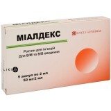 Міалдекс р-н д/ін. 25 мг/мл амп. 2 мл №5