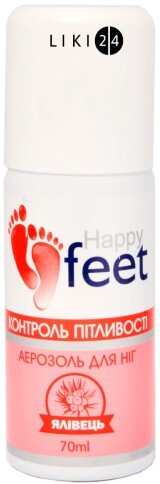 Аэрозоль для ног Happy Feet Контроль потоотделения Можжевельник 70 мл