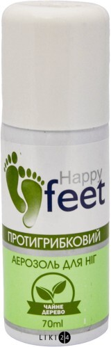 Аэрозоль для ног Happy Feet противогрибковый Чайное дерево 70 мл