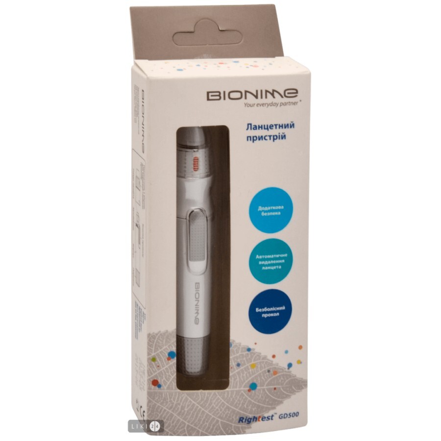 Ланцетное устройство Bionime Rightest GD 500: цены и характеристики